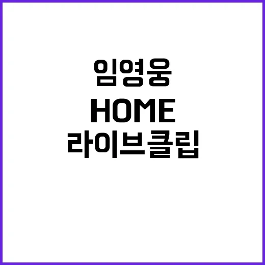 임영웅 Home 라…