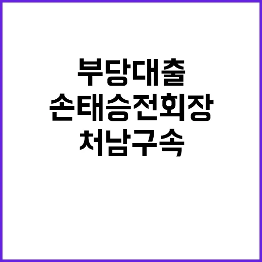 부당대출 손태승 전 회장 처남 구속 소식!