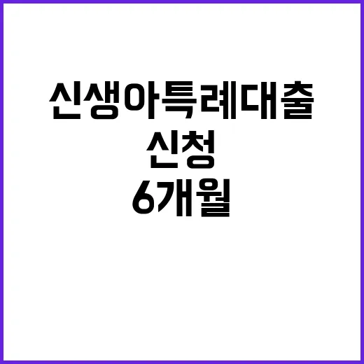 신생아 특례대출 6개월 만에 7조 신청 기록!