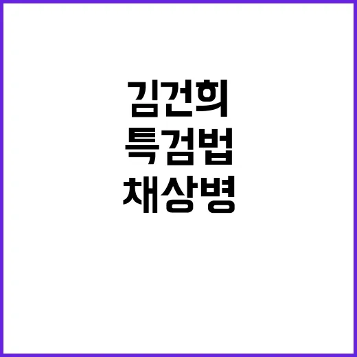 특검법 김건희·채상…