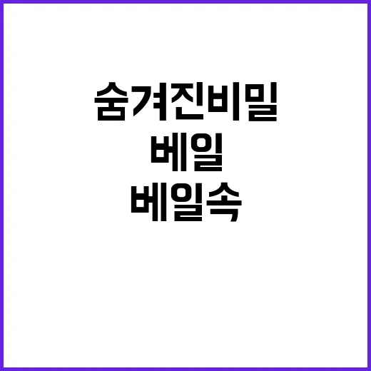 사랑의 찬가 베일 속 성화대의 숨겨진 비밀!