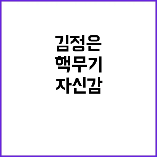 핵무기 확대 김정은…