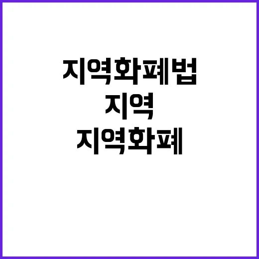 지역화폐법 반대 최상목의 충격적인 소비 진단!