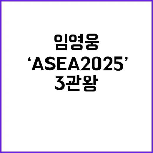 임영웅 ‘ASEA 2025’ 3관왕의 비밀 공개!