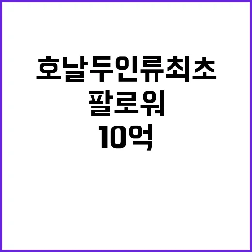 골드버튼 호날두 인류 최초 10억 팔로워 달성!