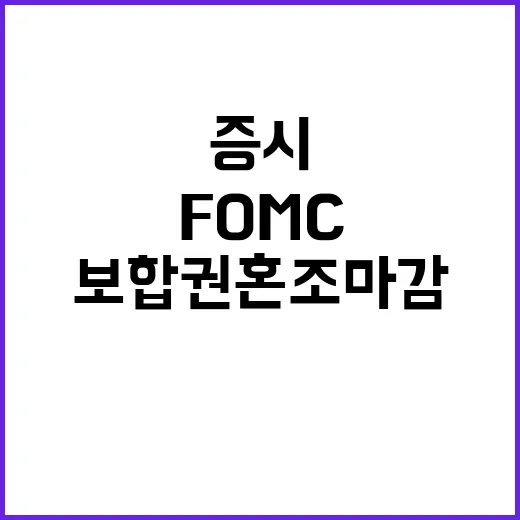 FOMC 회의 미국…