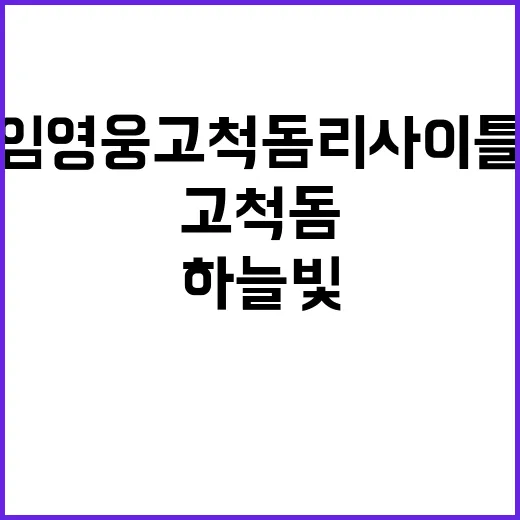 임영웅 고척돔 리사이틀! 하늘빛 물결 기대!