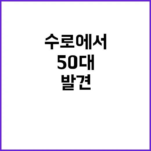 수로에서 발견된 5…