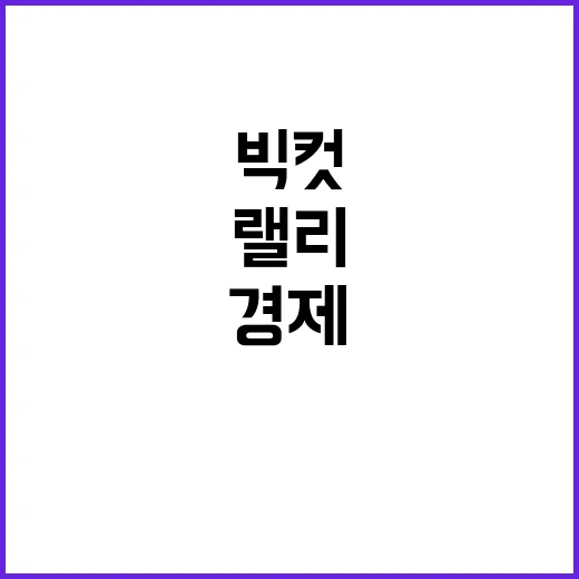 빅컷 랠리 경제의 새로운 공포가 시작된다!