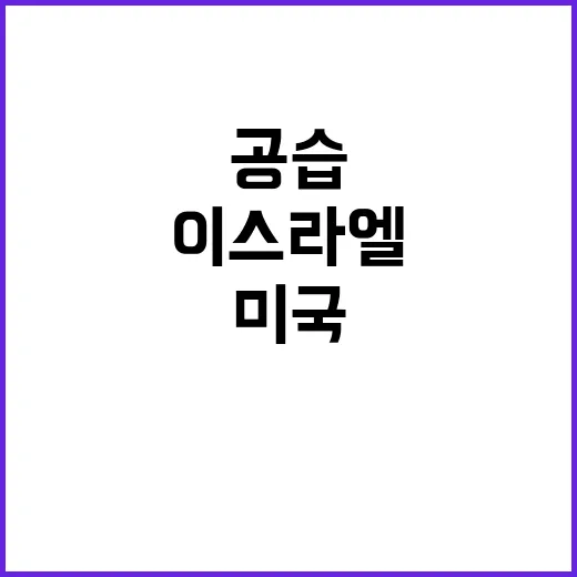 미국 이스라엘 공습…