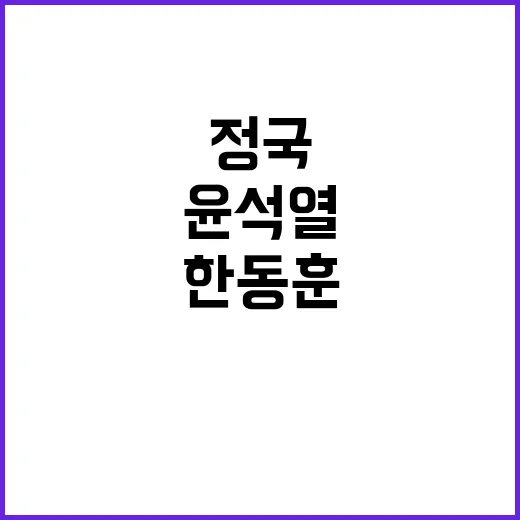 거부권 정국의 윤석열과 한동훈의 독대 진실?