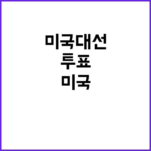 마음 정했다 미국 대선 사전투표 급증 이유!