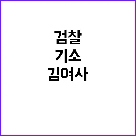 김여사 불기소…검찰…