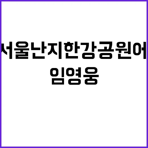 임영웅 숲 서울 난…