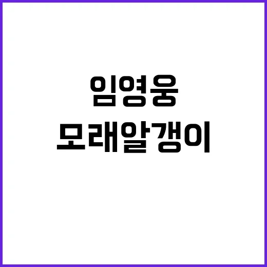 모래 알갱이 MV 임영웅 3400만뷰 돌파!