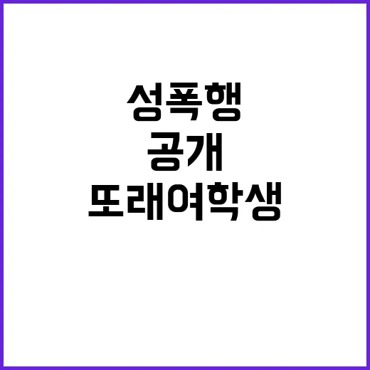 성폭행 중계 또래 …