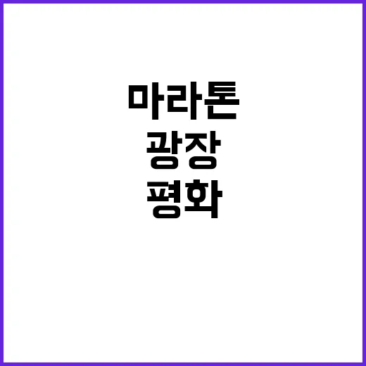 그린리본마라톤 평화…