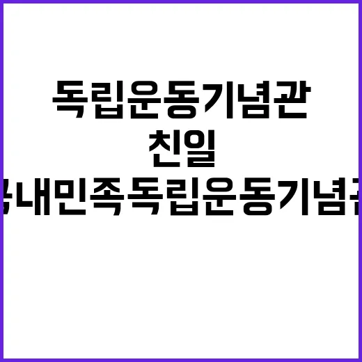 국내민족독립운동기념…