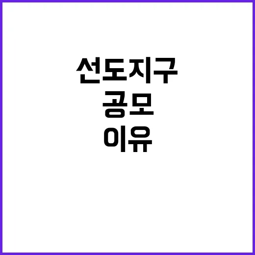 선도지구 공모 15…