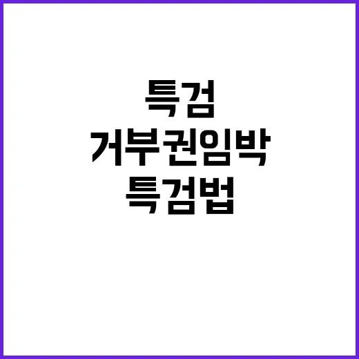 특검법 거부권 임박…