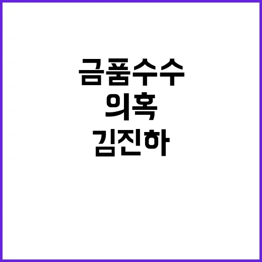 김진하 의혹 성추행…