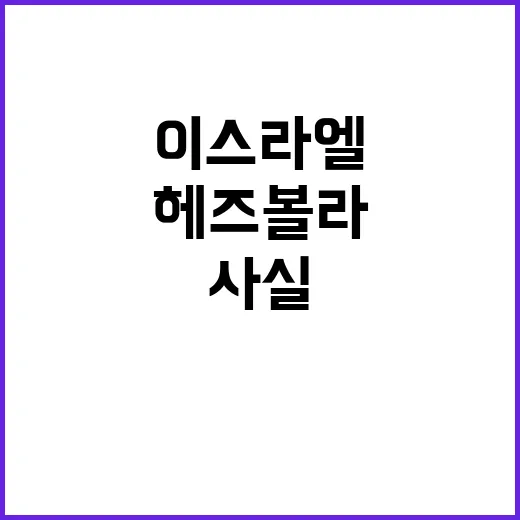 헤즈볼라 이스라엘 …