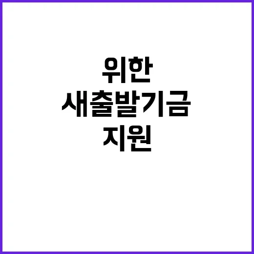 새출발기금 당신의 꿈을 위한 지원 확대!