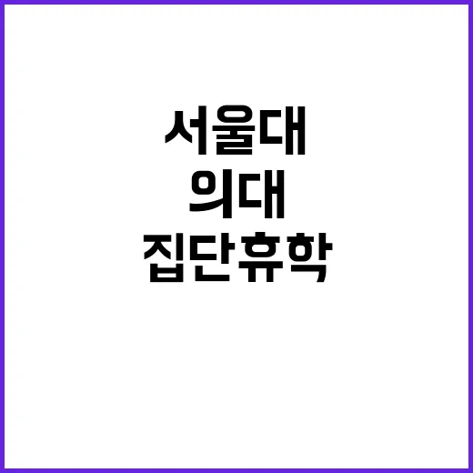 ‘의대 집단휴학’ …