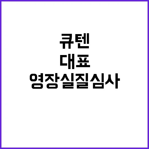 영장실질심사 큐텐·위메프·티몬 대표 출석!