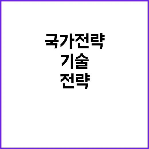 국가전략기술 혁신 …