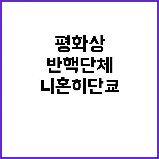 니혼 히단쿄 반핵 단체의 평화상 수상 이유揭秘!