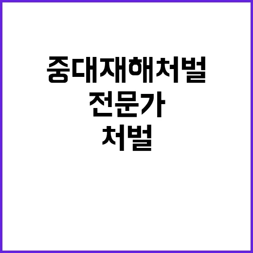 중대재해처벌법령 개…