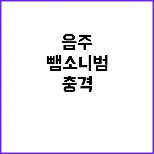 음주 뺑소니범 신고…