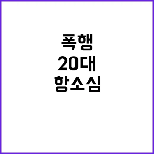 여성 폭행 20대 …