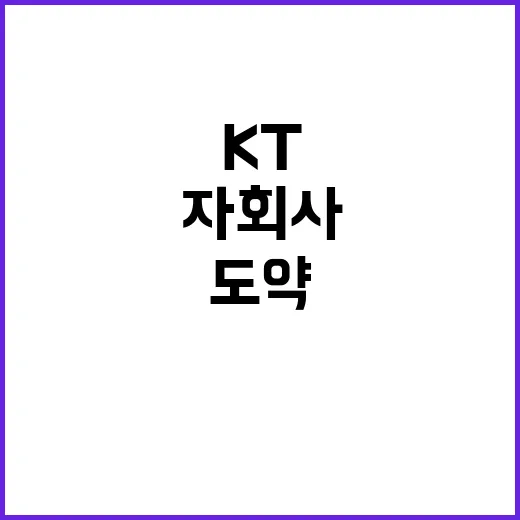 KT 새로운 자회사…