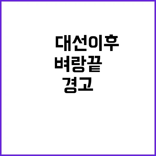 美 대선 이후 한국…