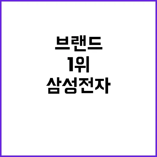 브랜드 가치 1위 …