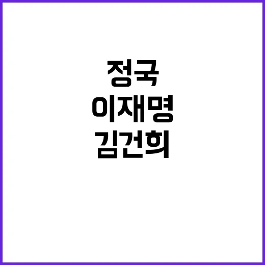 이재명 장악력 김건…