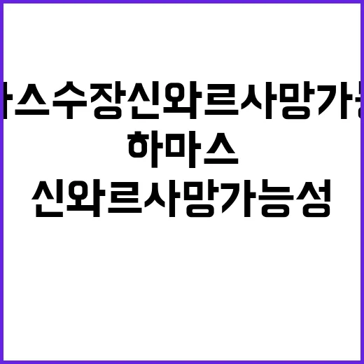 하마스 수장 신와르…