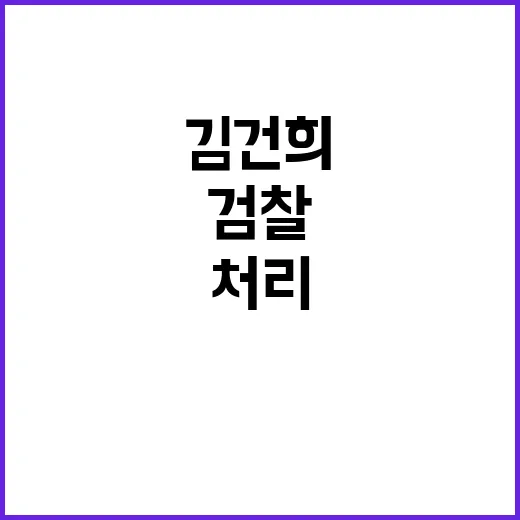 김건희 사법처리 검…