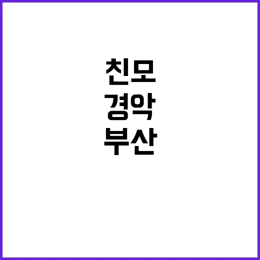 부산 20대 친모 …