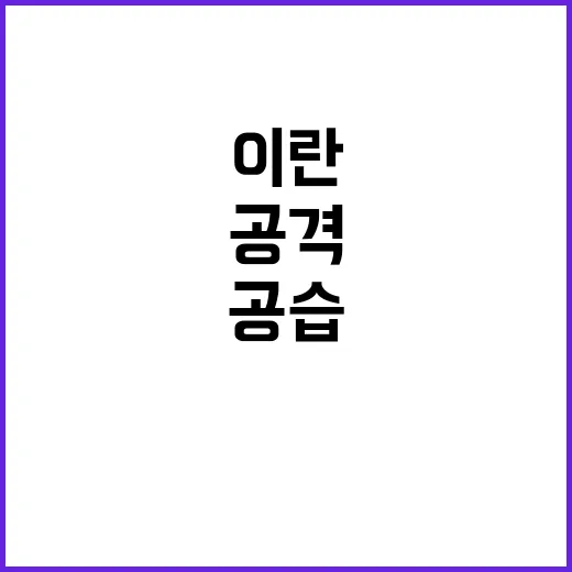 이스라엘 공습 이란…