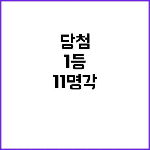 로또 1등 당첨… …