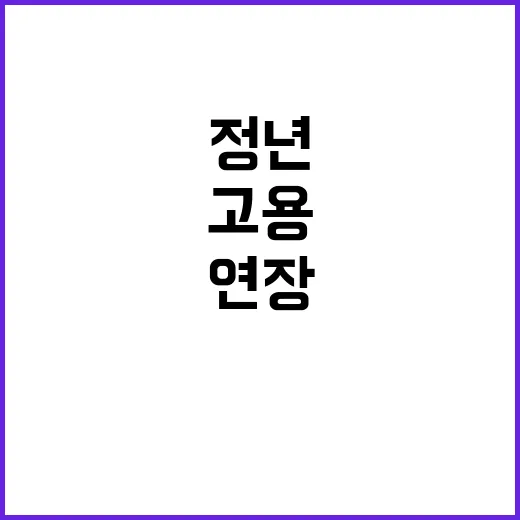 정년 연장 기업 상…