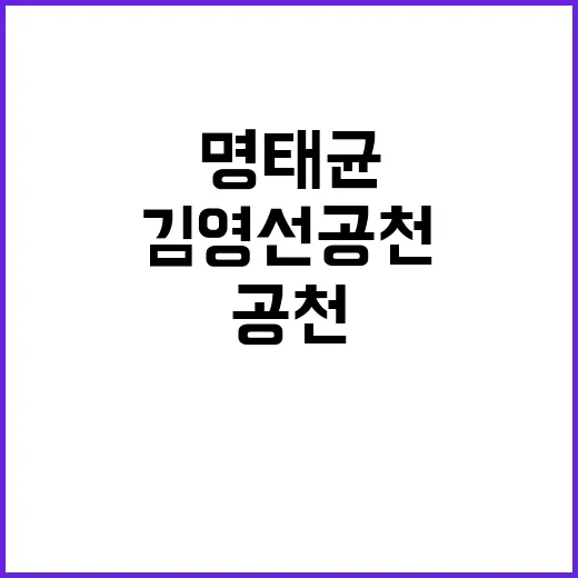 명태균 김영선 공천…