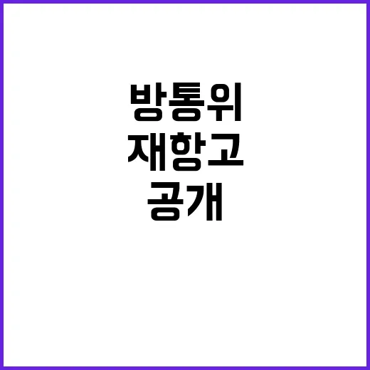 방통위 재항고 이유…