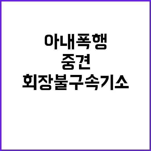 검찰 아내 폭행 사…