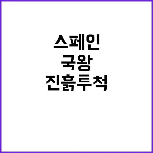 진흙 투척 스페인 국왕 봉변 사건의 전말 공개!