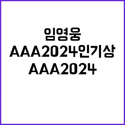 AAA 2024 인…