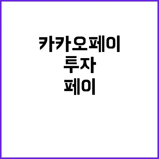 카카오페이 해외기업…